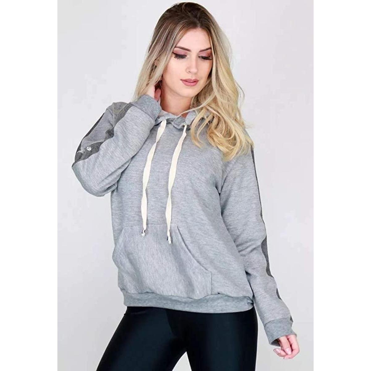 Blusa MoletomTira Feminino 034;Gênero:Feminino
