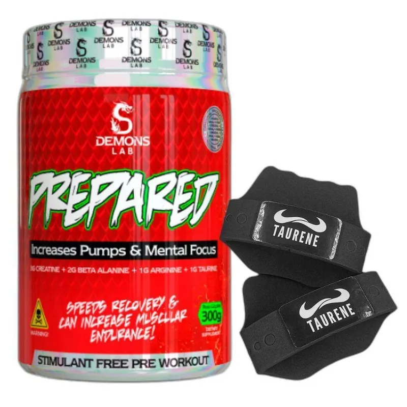 Pre Treino Prepared 300g Exotic Fruit + Luva - Demons Lab