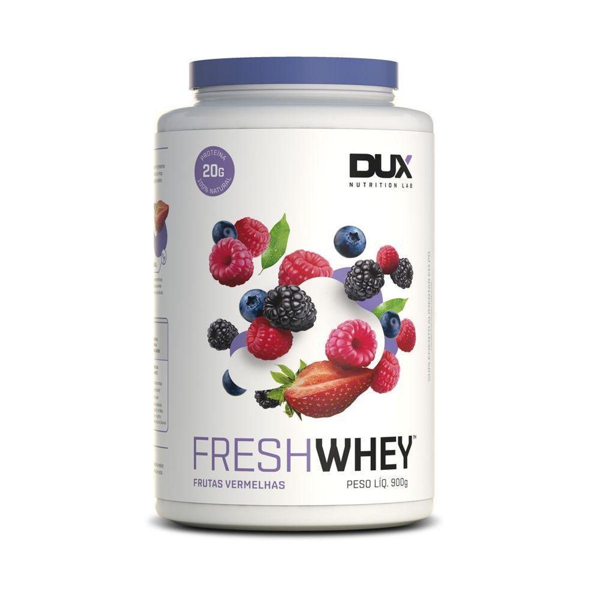 Whey Protein FreshWhey Frutas Vermelhas Dux Nutrition 900g