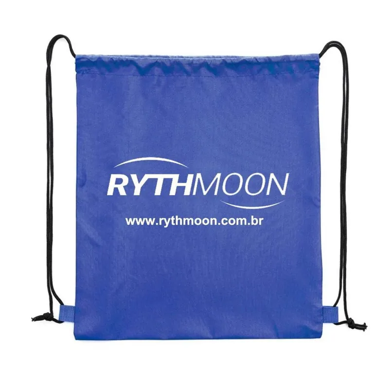 Mochila Sacola Em Nylon Para Acessórios Sacochila Rythmoon