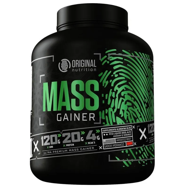 Mass Gainer Hipercalórico 1800G - Original Nutrition - Baunilha