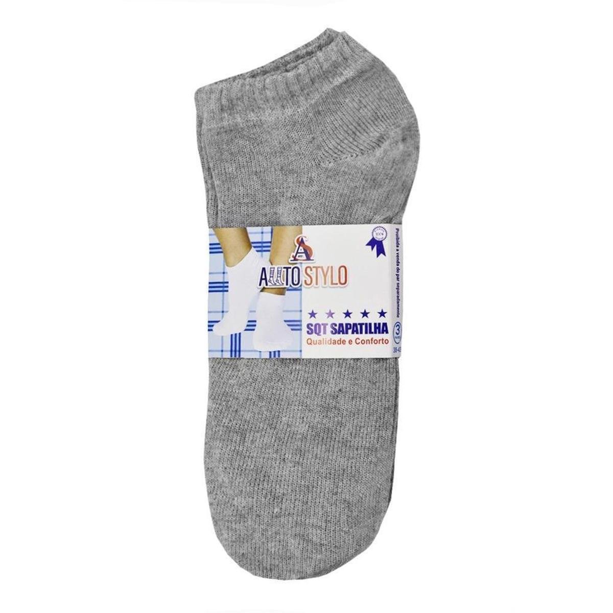 Meia Soquete Feminina Kit 30 Pares Allto Stylo