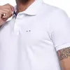 Camisa Polo Masculina Básica Industrie Piquet no Estilo Clássico Bordado Itália
