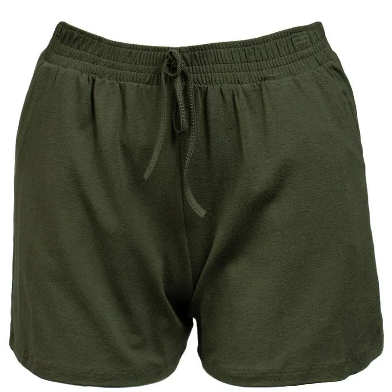 Short Feminino Feliny Bolsos e Cordão Verde