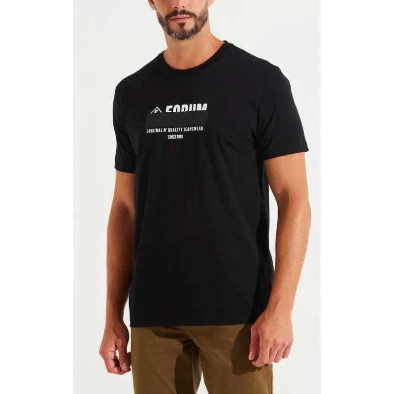 Camiseta Forum Slim Preto