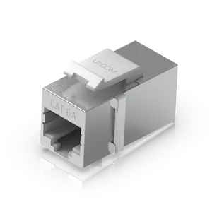 Cat6A Keystone Coupler, Pacote com 12