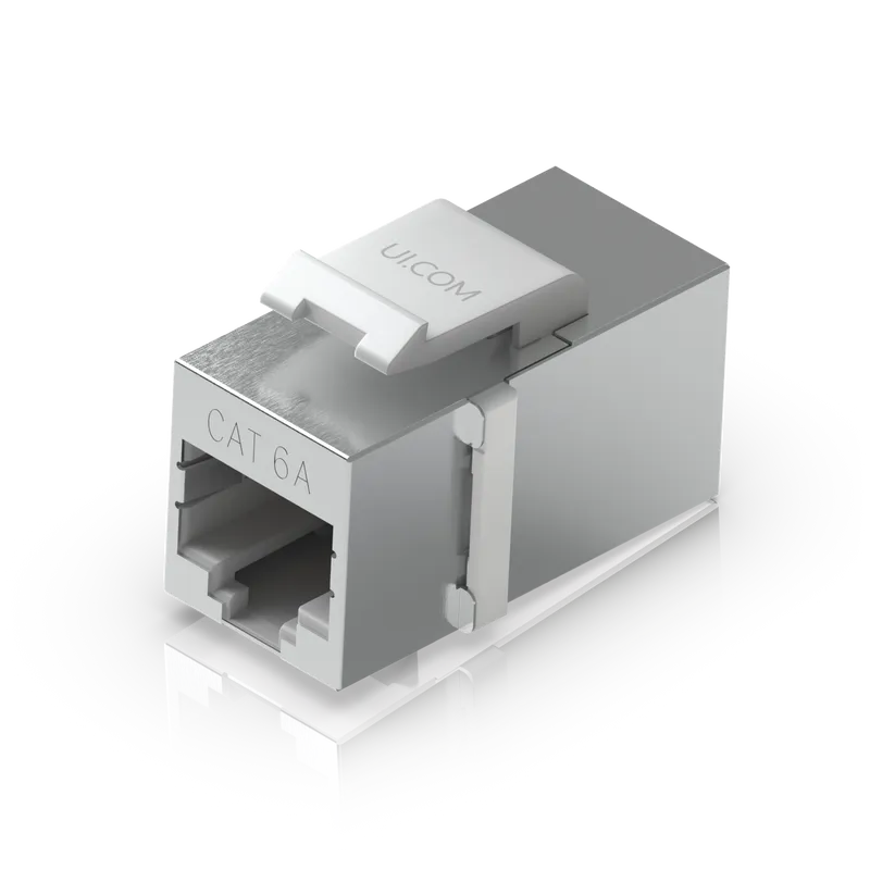 Cat6A Keystone Coupler, Pacote com 12