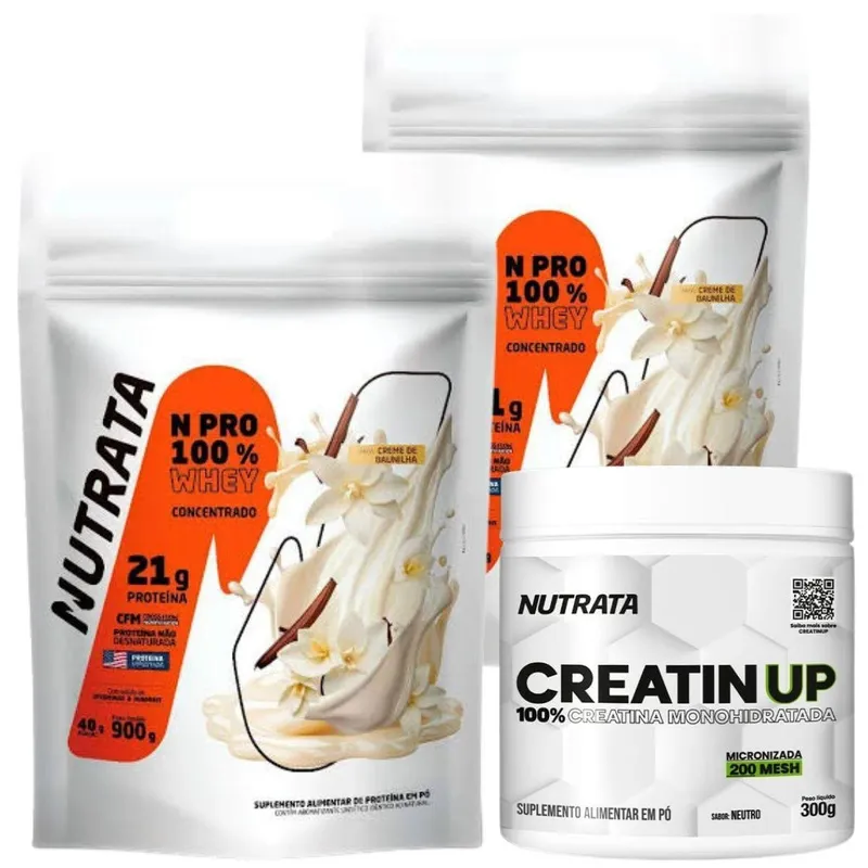 Combo 2x NPro 900g + Creatina Monohidratada 300g