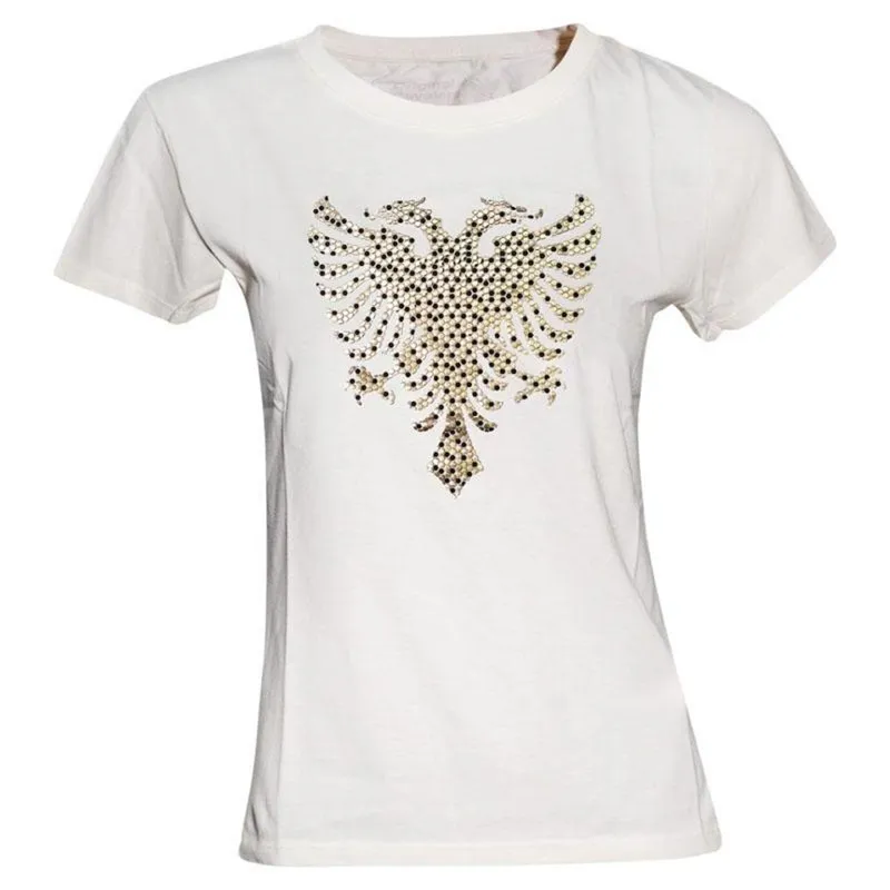 CAMISETA CAVALERA FOLDED FOIL LINE BRANCA FEMININA