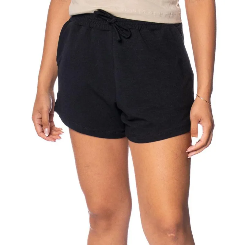 Short Feminino LZT Moletom Cintura Alta Caramelo