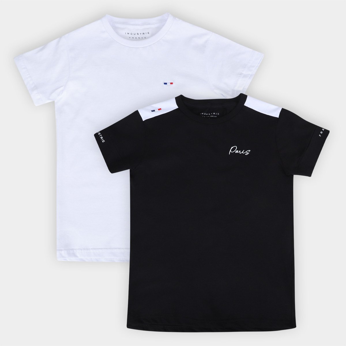 Kit Camiseta Infantil Industrie Casual Menino - 2 Peças