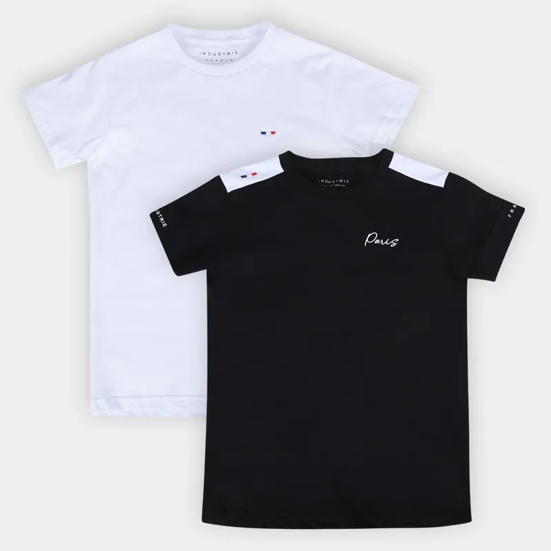 Kit Camiseta Infantil Industrie Casual Menino - 2 Peças