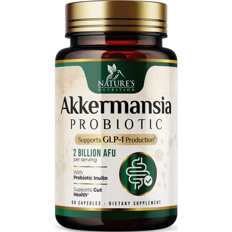 Suplemento Nature'S Nutrition Glp-1 Akkermansia Probiotic 60