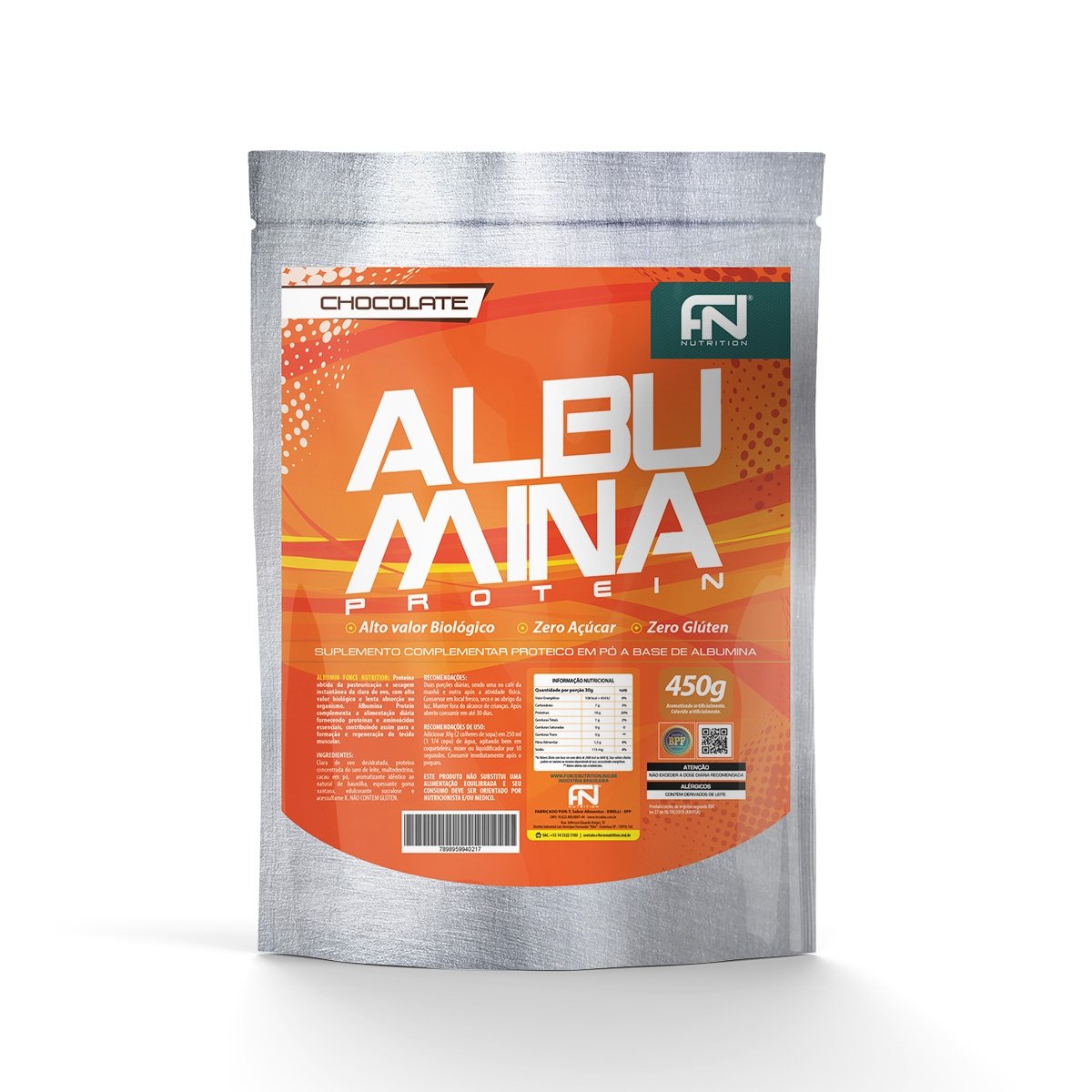 ALBUMINA PROTEIN FORCE NUTRITION 450 GRAMAS