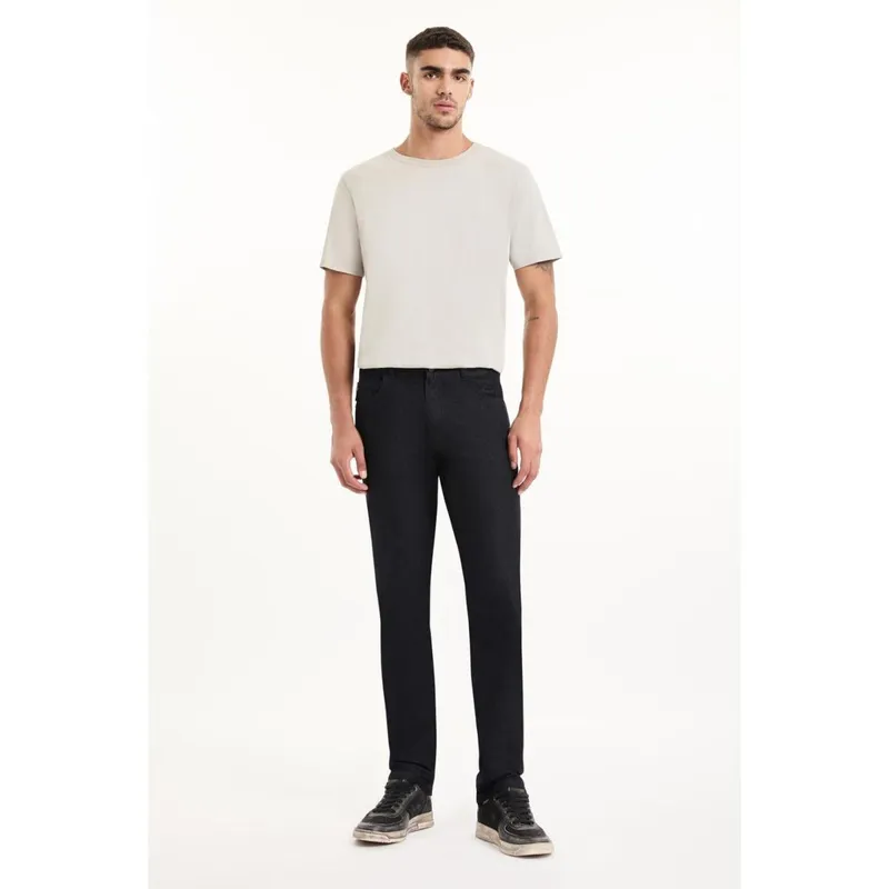 Calça Ellus Skinny Masculino First Azul 35 Amaciado