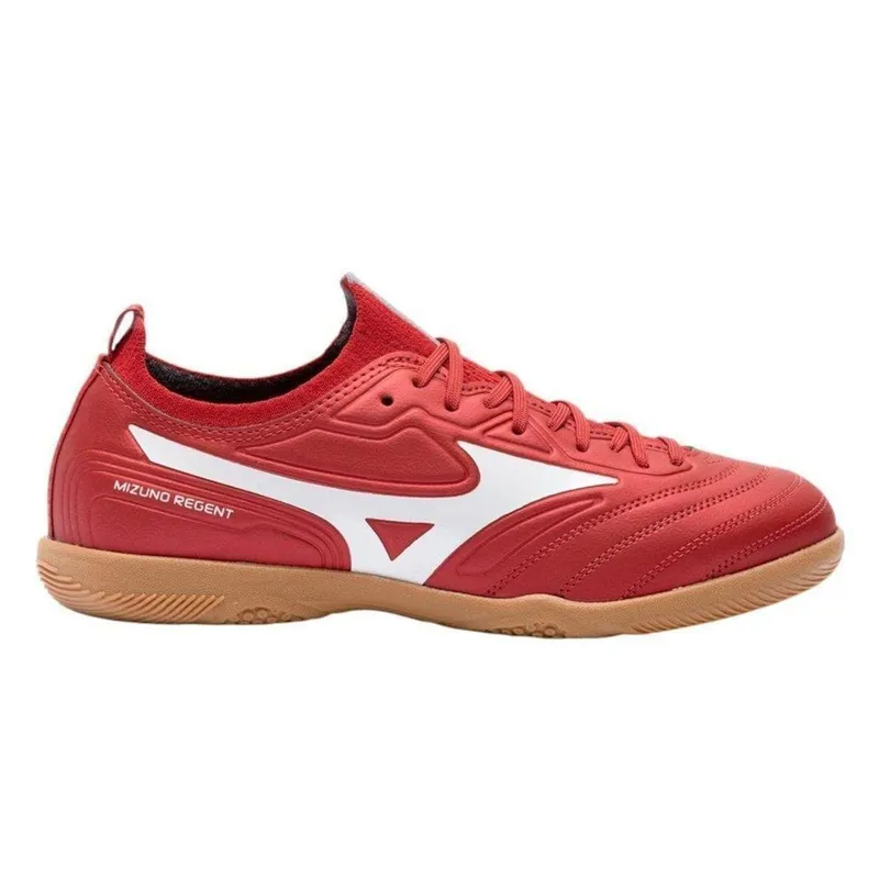 Chuteira Futsal Mizuno Regent IN Infantil - Vermelho 35