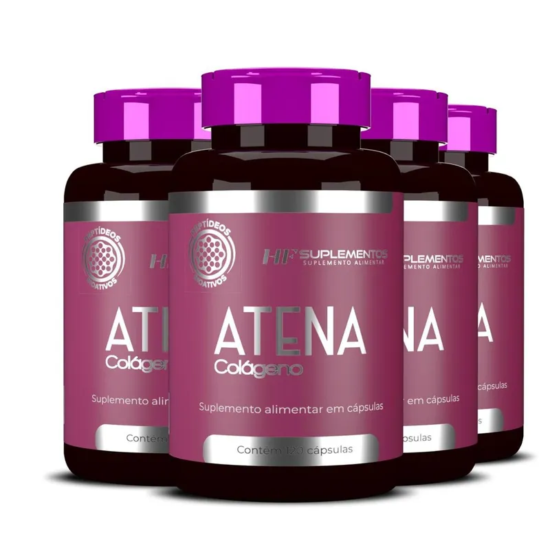 4X ATENA PEPTIDEOS BIOATIVOS COLAGENO 120CAPS HF SUPLEMENTOS