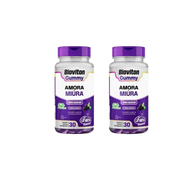 Kit 2 Gummy Amora 2x30 Gomas Unilife