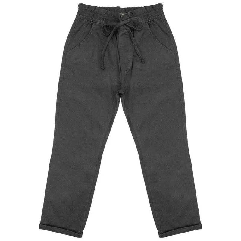 Calça Juvenil Look Jeans Clochard Preto - PRETO - 16