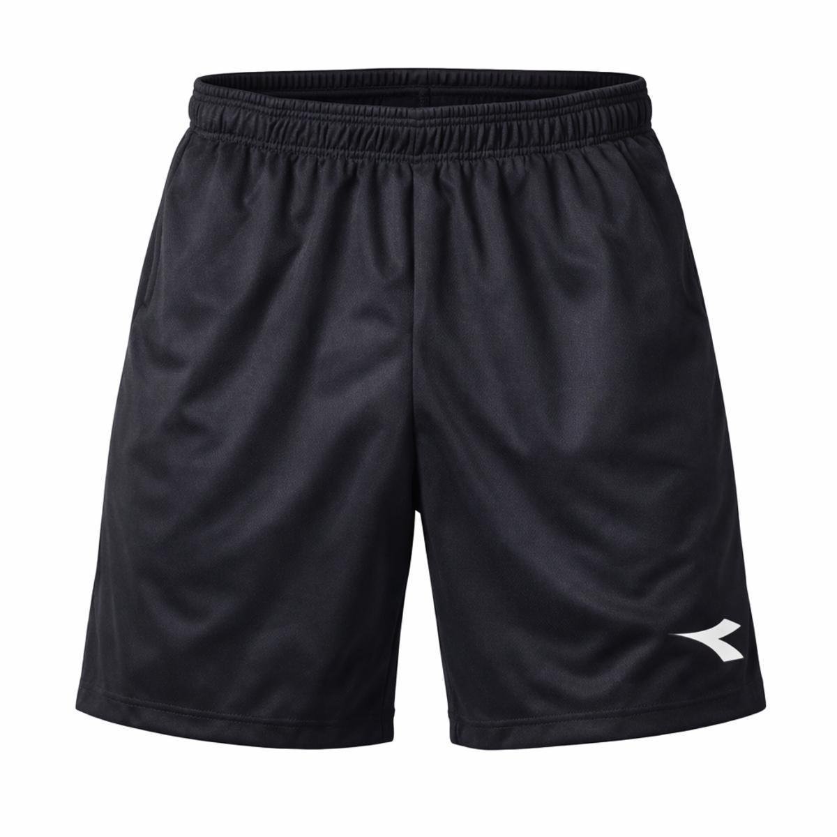 Shorts Diadora Plus Size Esportivo Icon Preto - Masculino
