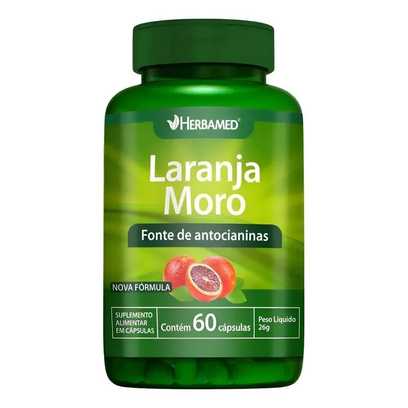 Laranja Moro Herbamed (60 Cápsulas) Antioxidante Natural