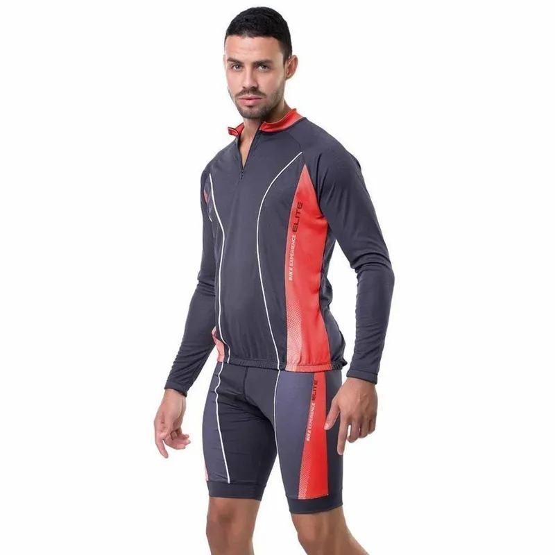 Camisa Ciclismo Elite Manga Longa Masculina