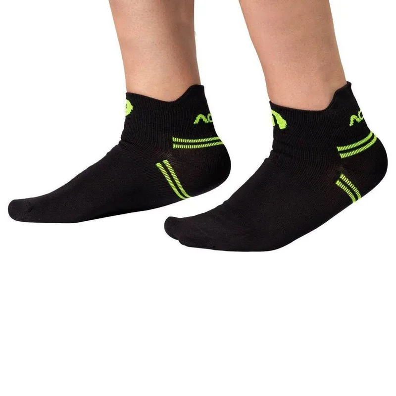 MEIA CANO CURTO F14-PV - PRETO/VERDE 39/43