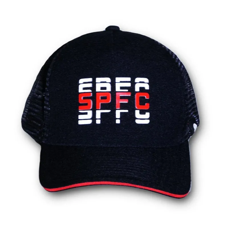 Boné São Paulo Spfc Preto - Unissex Licenciado