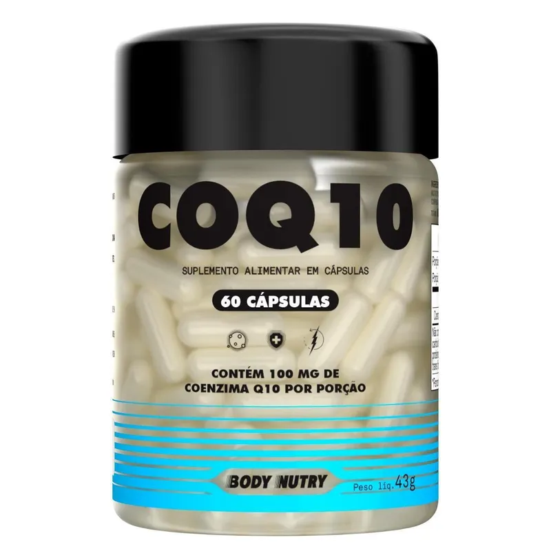 Coenzima Q10 100mg 60 Cápsulas – Suplemento Alimentar Body Nutry
