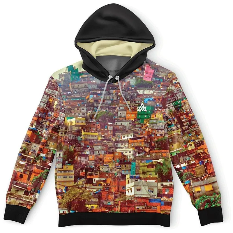 Moletom Canguru Favela Comunidade