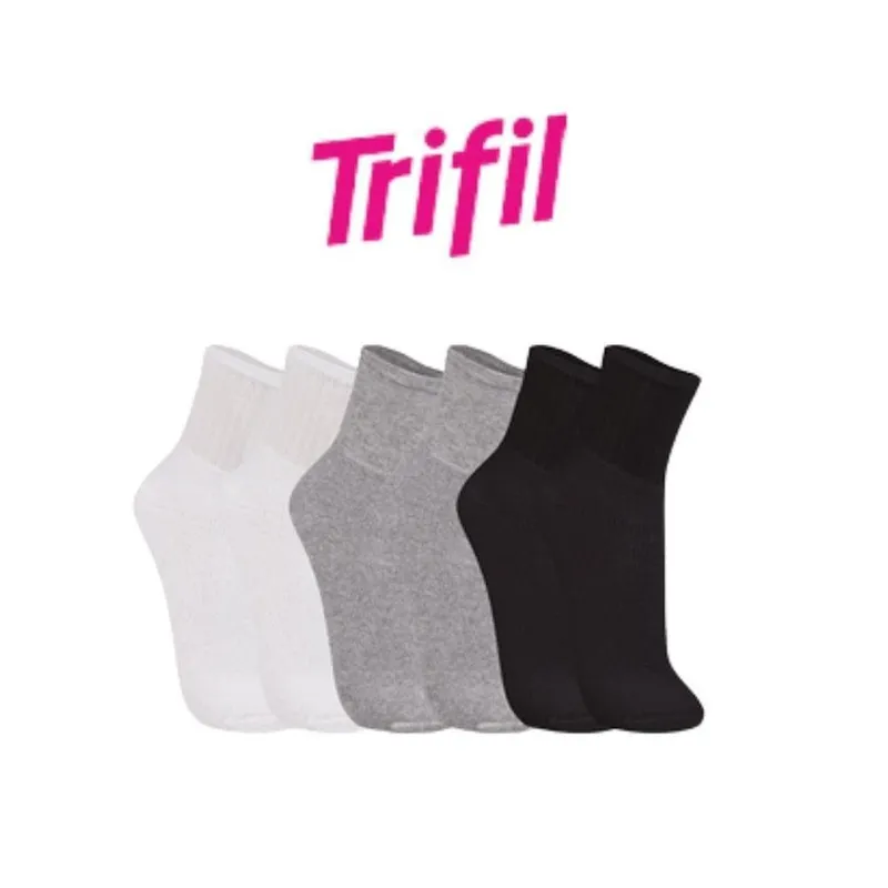 Kit 6 Pares Meia Unisex Trifil