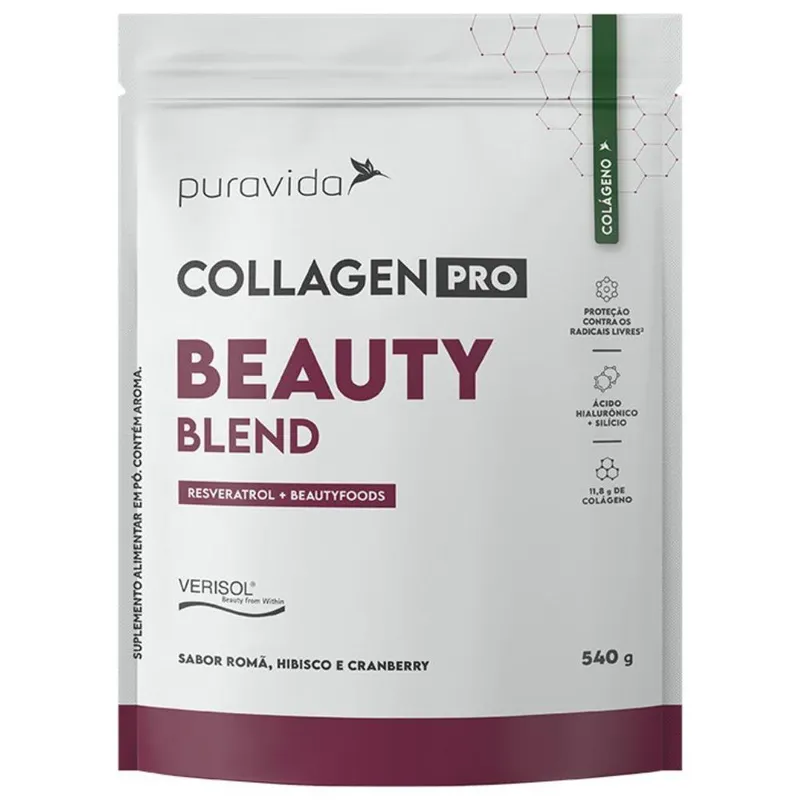 Colageno Protein Acido Hialuronico Roma 540g - PuraVida
