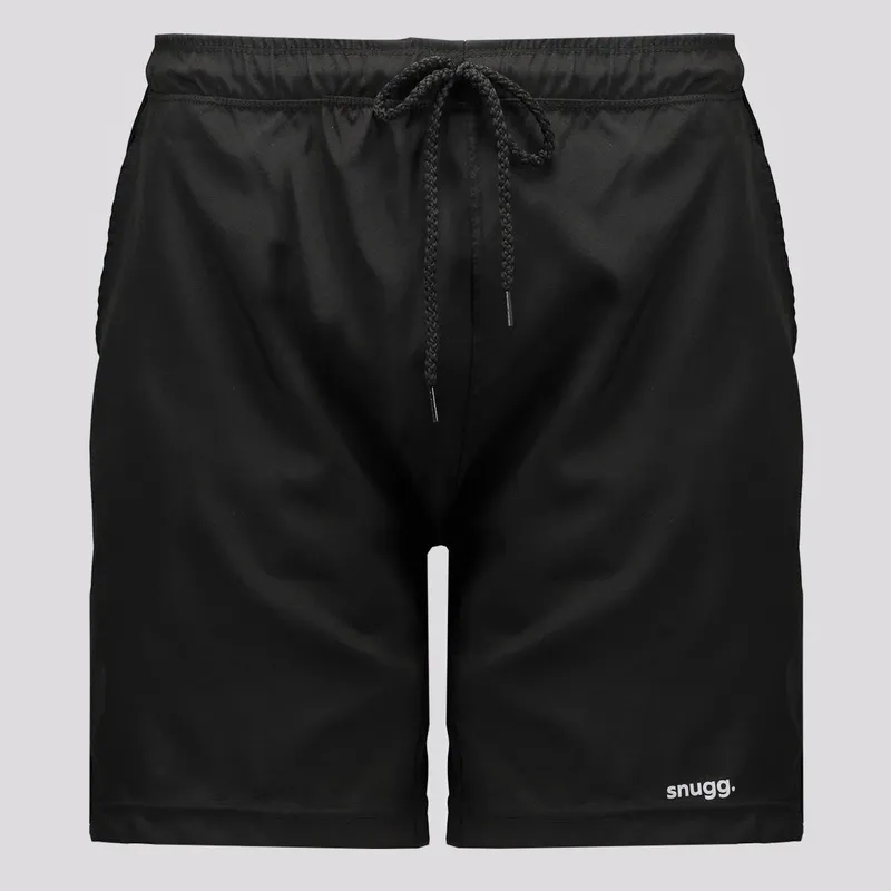 Bermuda Snugg 2 em 1 Tactel Preta