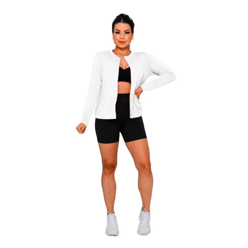 Casaco Camisa Sem Zíper com Proteção UV FPU50 Feminino