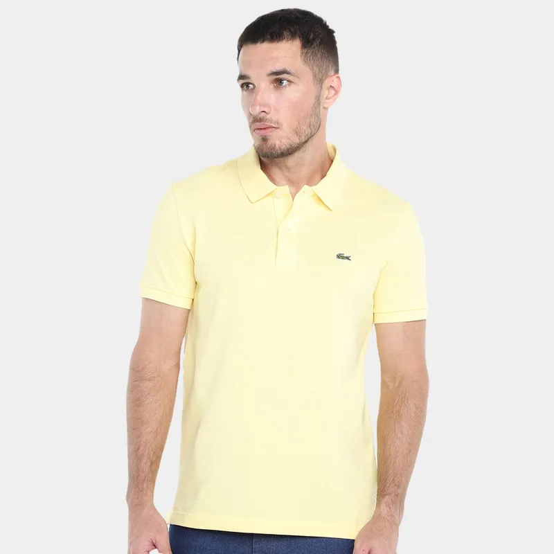 Camisa Polo Lacoste Slim Fit Piquet Masculina