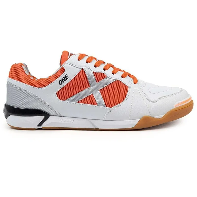 Chuteira de Futsal Masculina Munich One 75 Branca - 3071