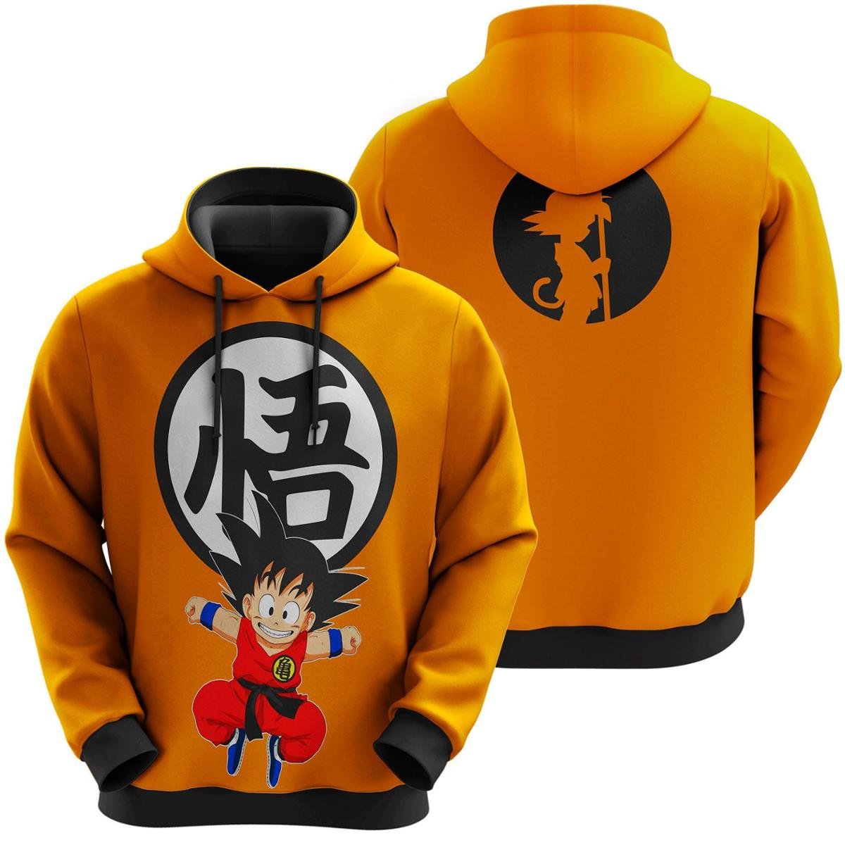 Blusa De Moletom Dragon Ball Goku Criança