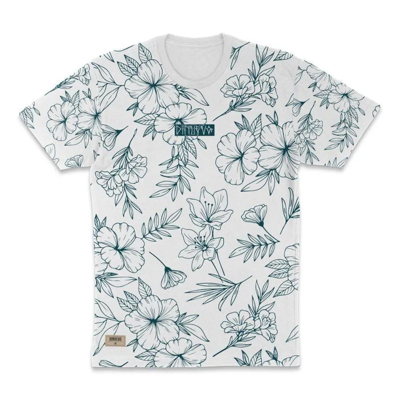 Camiseta Di Nuevo Floral Ramos Premium Masculina