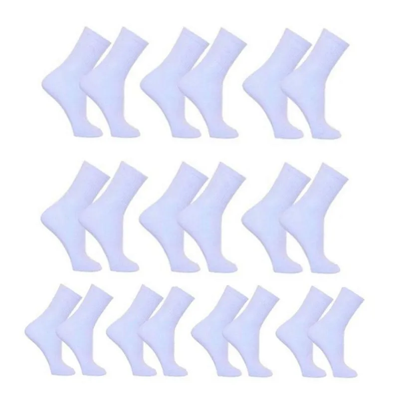 Kit 10 Pares de Meias Masculina Sport Cano Médio