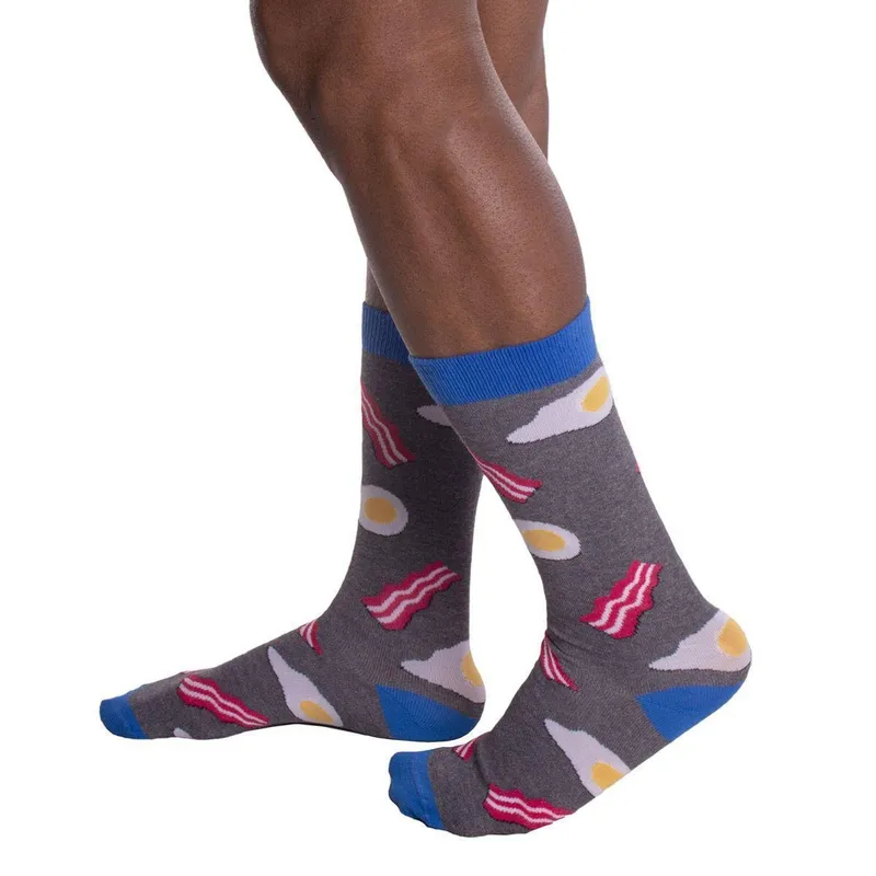 Meia de cano longo street masculina Selene