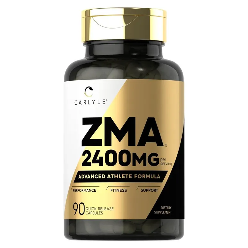 Suplemento Carlyle ZMA 2400mg 90 cápsulas para homens e mulheres