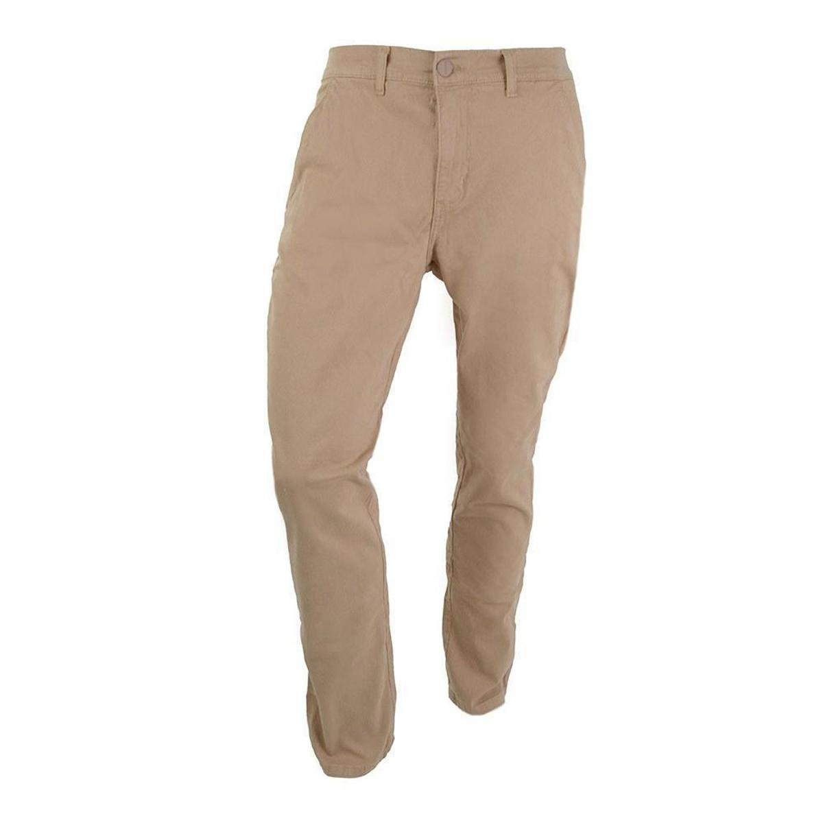 Calça Sarja Masculina Recuzza Slim Marrom - 10841
