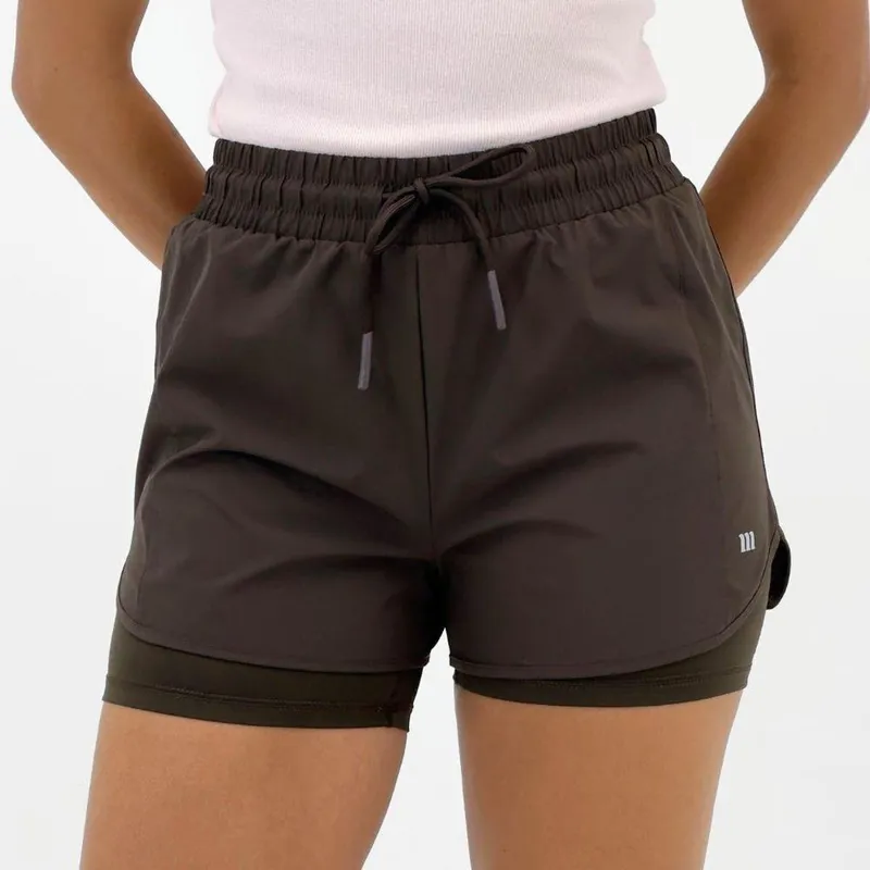 Shorts Malwee Básico Sobreposto Feminino
