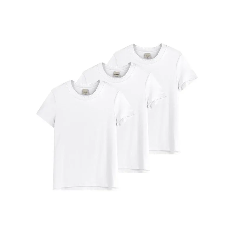 Kit com 3 Camisetas Feminina Enfim 1000058544 Preto