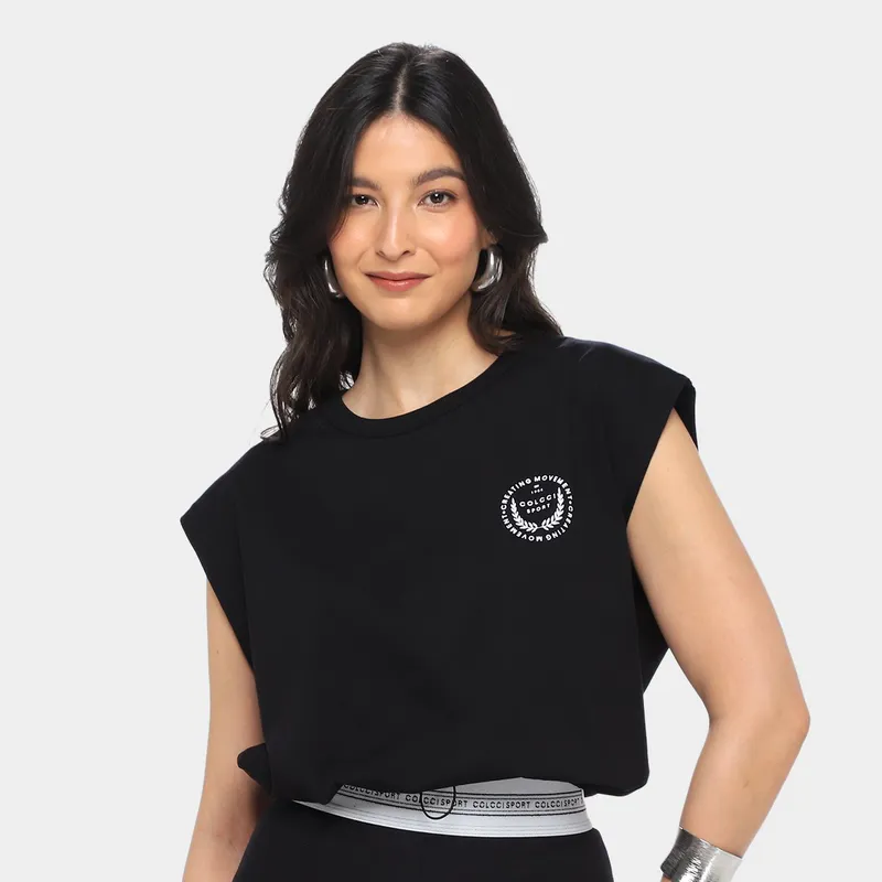 Blusa Colcci Muscle Tee Feminina