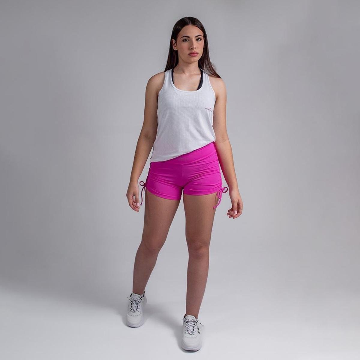 SHORTS DAMARANT COM CORDÃO LATERAL FEMININO