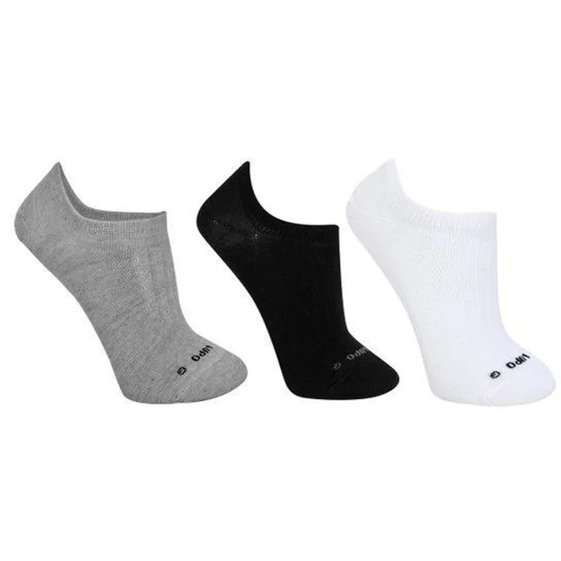 Kit Meia Lupo Au Sport - Cinza/Mescla E Preto - Tam G