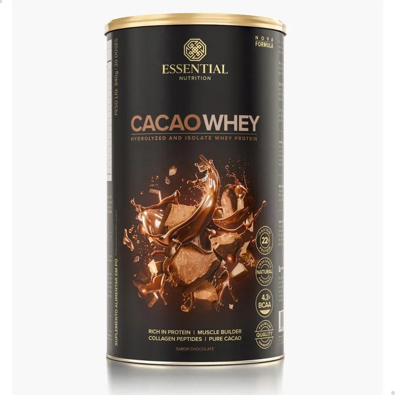 Cacao Whey Protein 840g Essential Nutrition