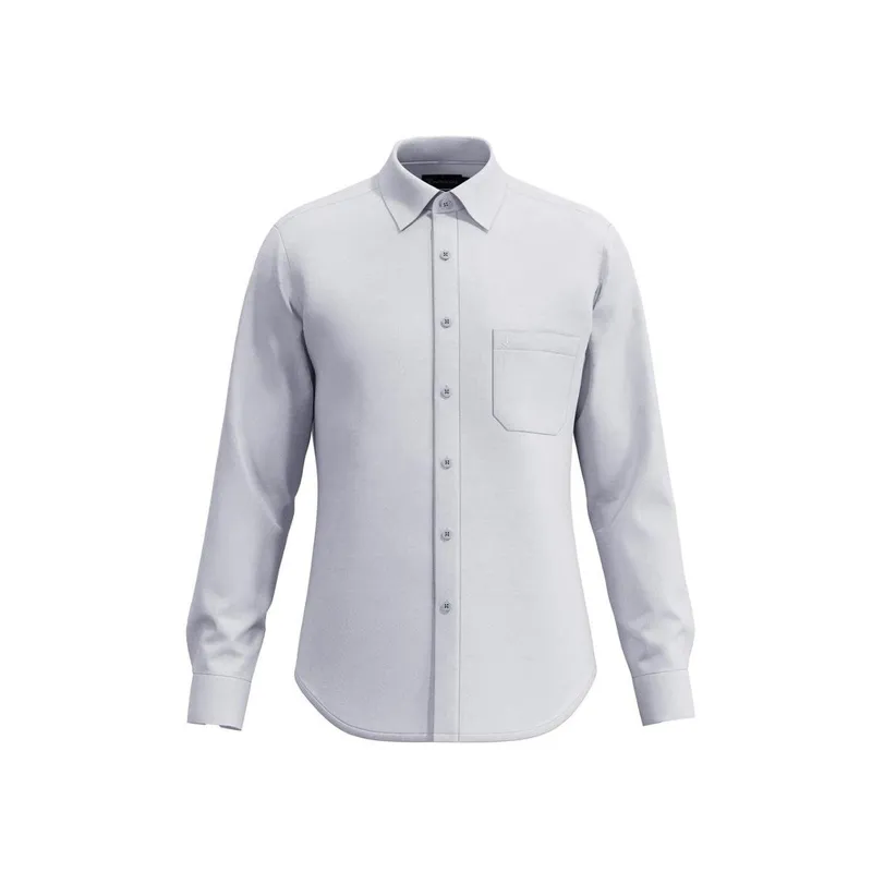 Camisa Individual Comfort Button Down Cinza Claro Tam. 02
