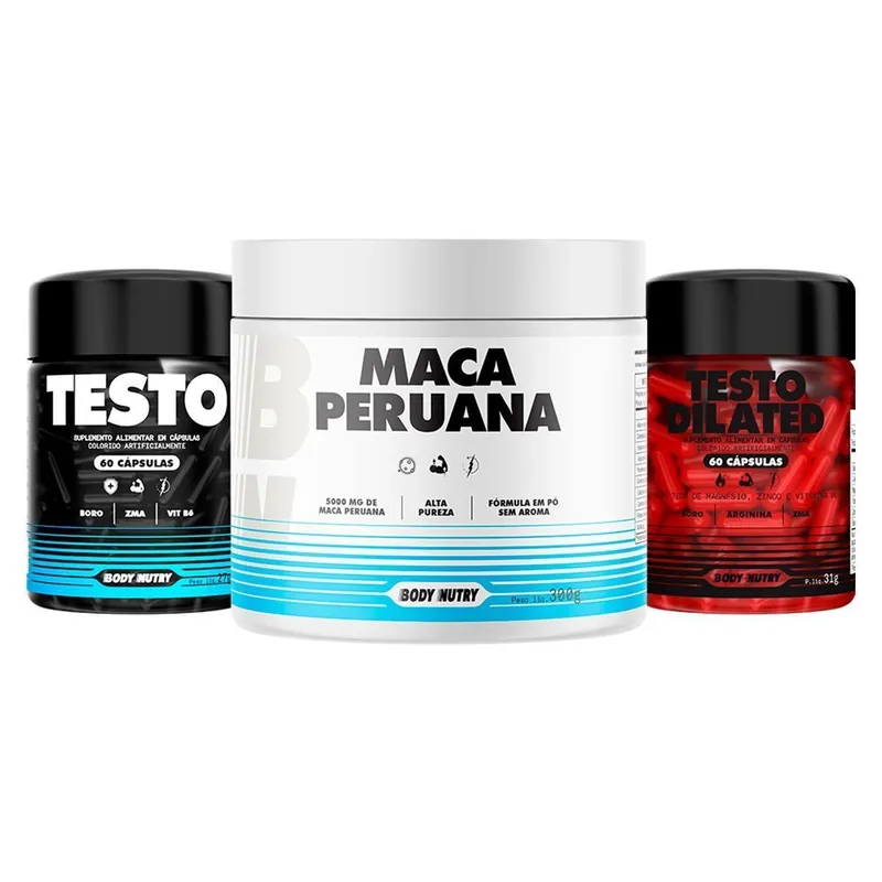 Kit Suplemento em Pó 300g + Seca Dia 60 Cáps + Seca Noite 60 Cáps Energia e Rotina